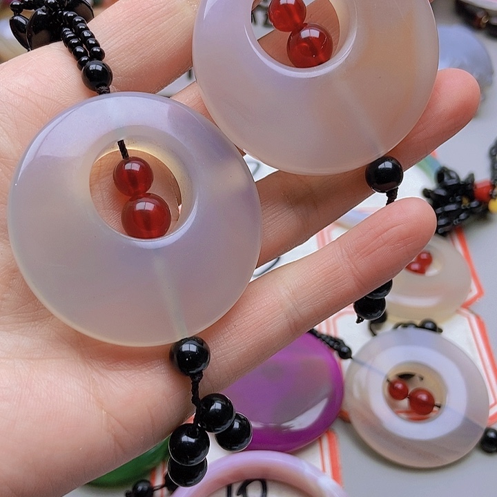 【闪购商品】玛瑙/玉髓珠宝半成品未镶嵌張*术