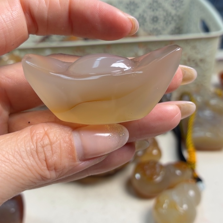 玛瑙/玉髓未镶嵌吊坠(不含链)