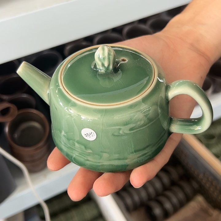 龙泉云间青瓷小米茶器