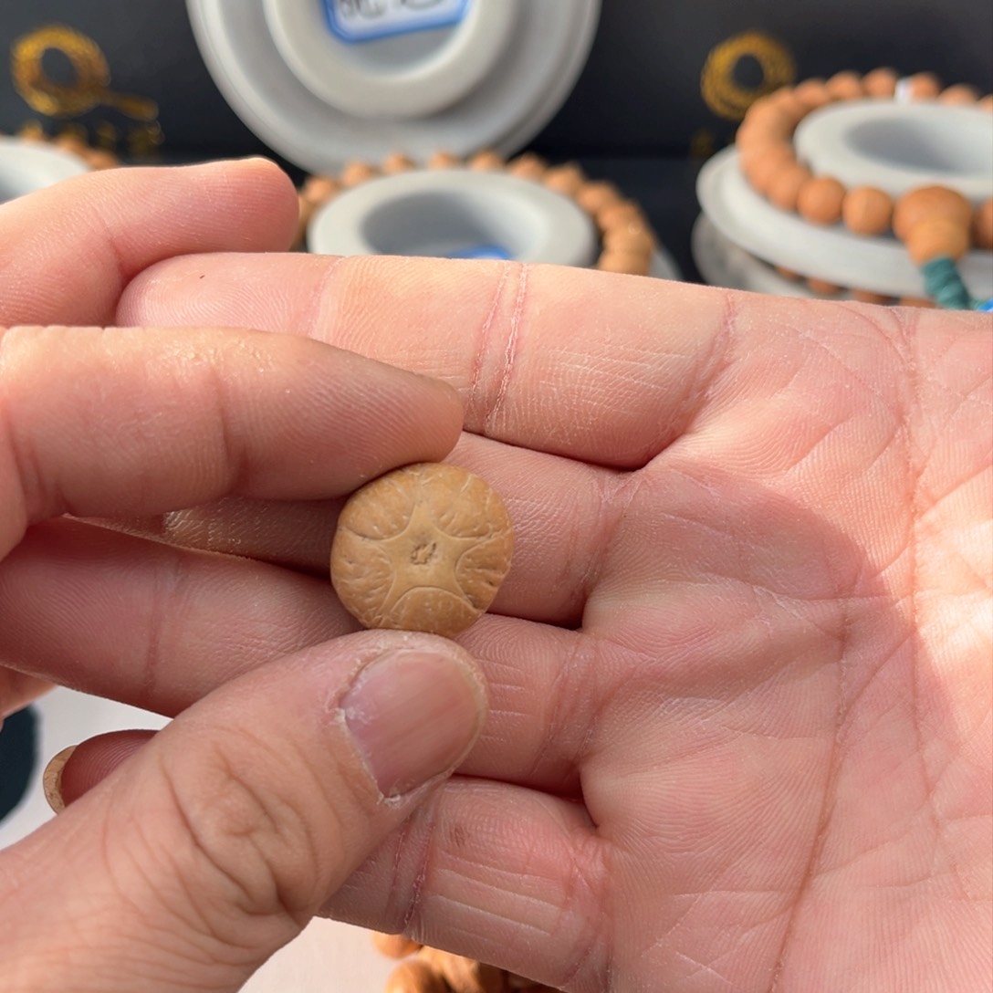 凤眼菩提手串19mm+五星佛头三通