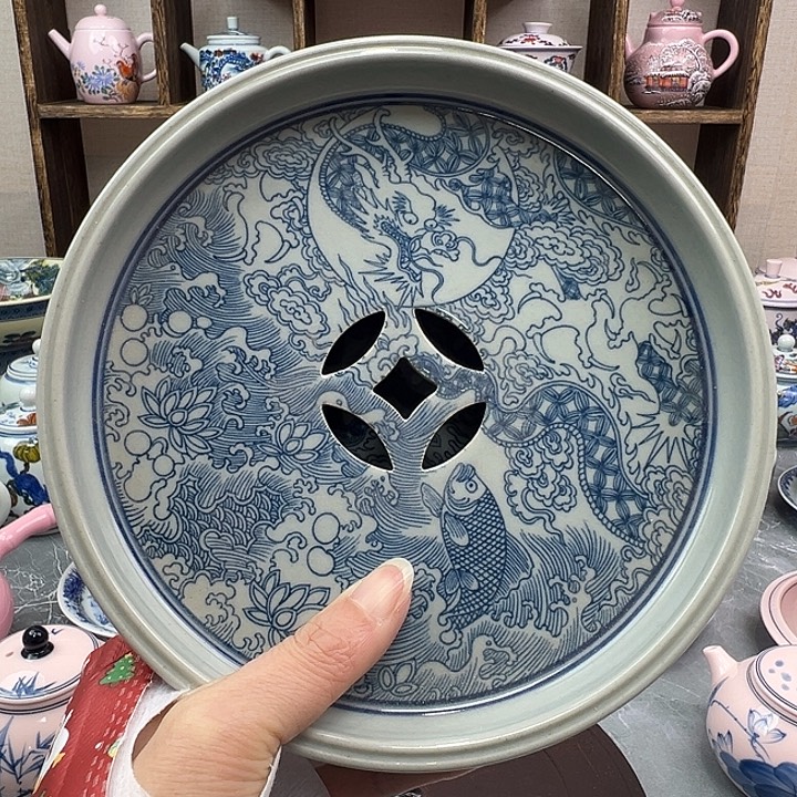 陶摆件景德镇陶瓷567老厂瓷55