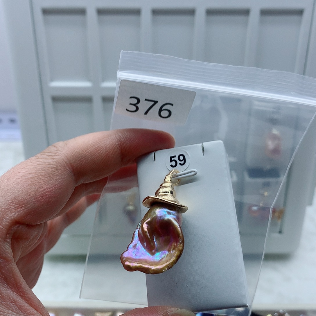 吊坠(不含链)淡水珍珠合金