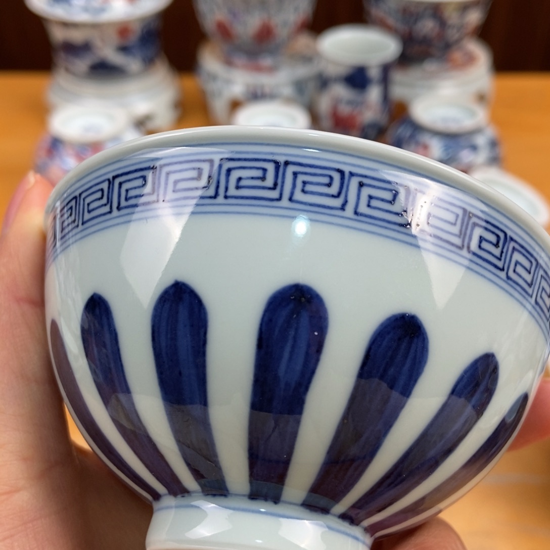 手绘现代茶具非古董