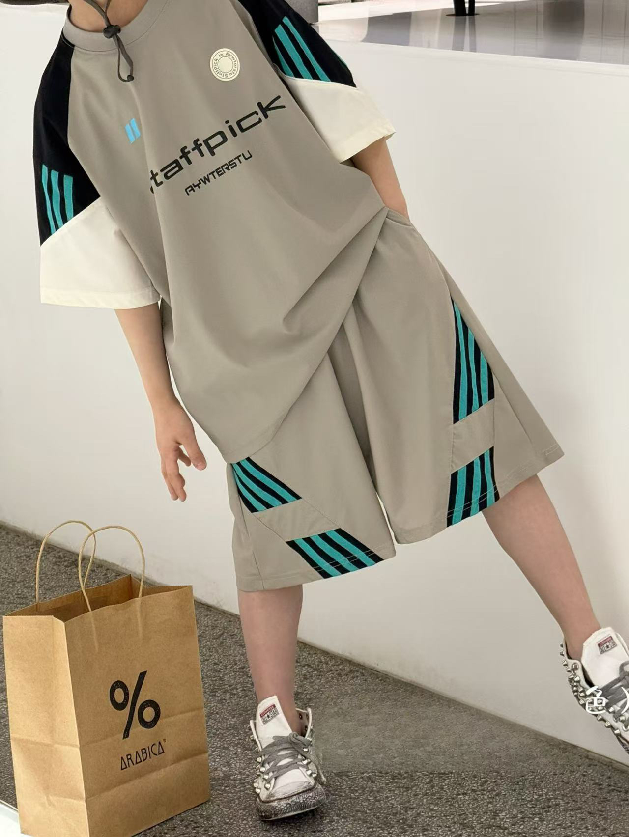 【运动套装】潮童酷帅舒适短袖61196