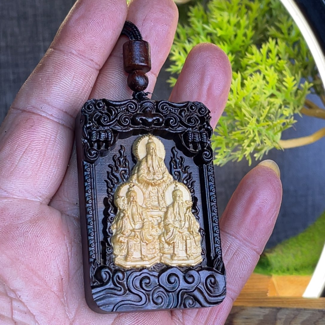 枣木雷击枣木雕刻牌子