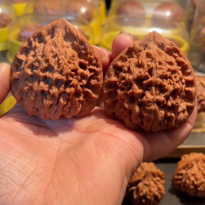 文玩核桃把件全品发管帽52