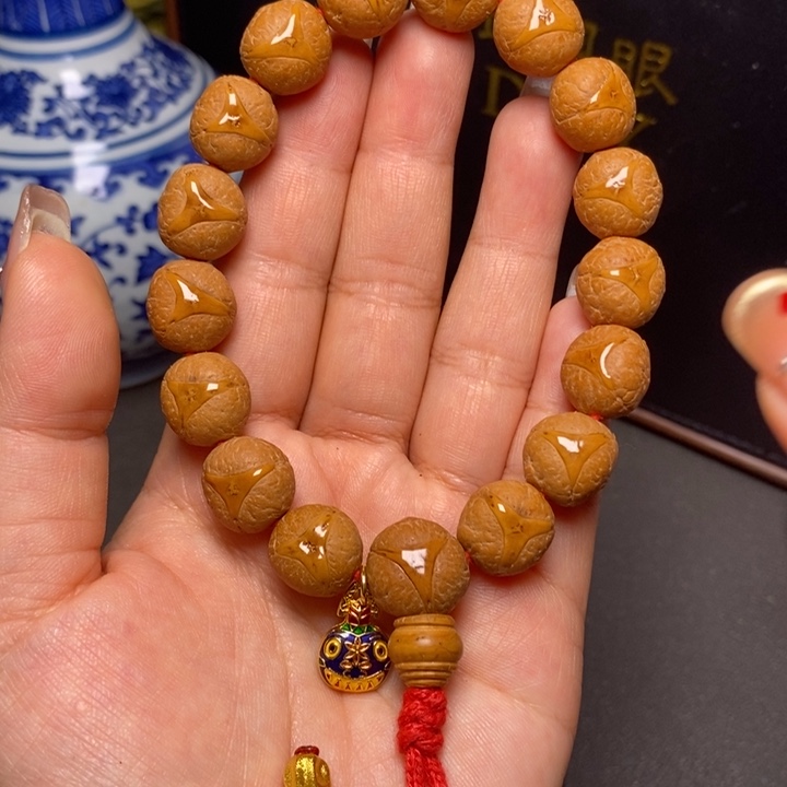 凤眼菩提手串尼泊尔