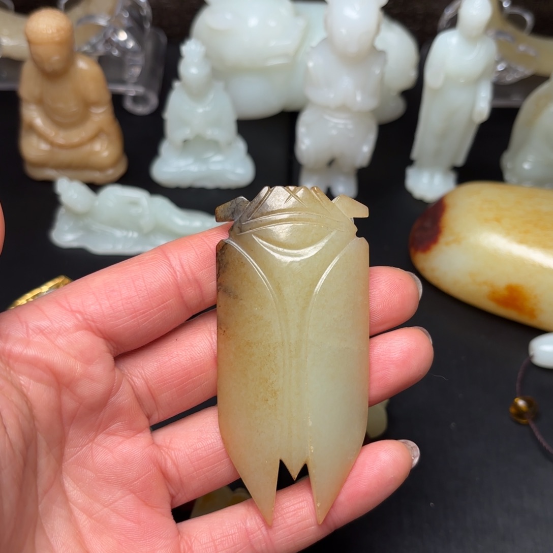 和田玉吊坠(不含链)未镶嵌