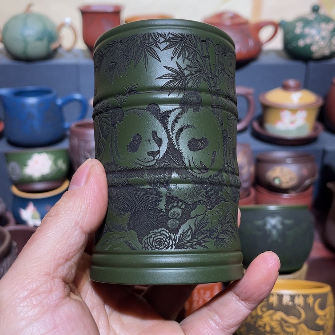 原矿紫砂手工主人杯