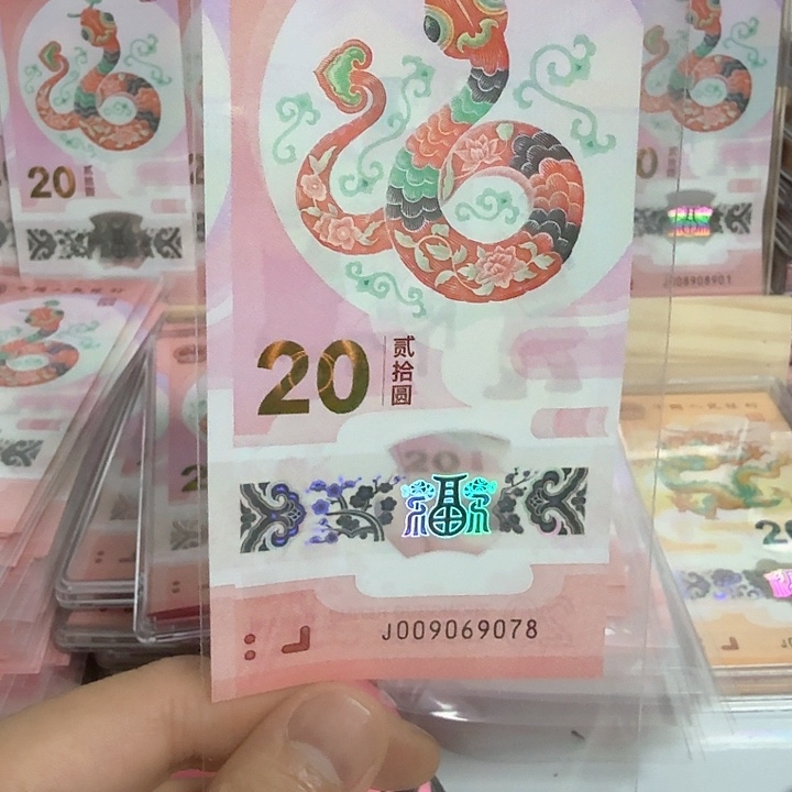 塑料小蛇钞号码009069078
