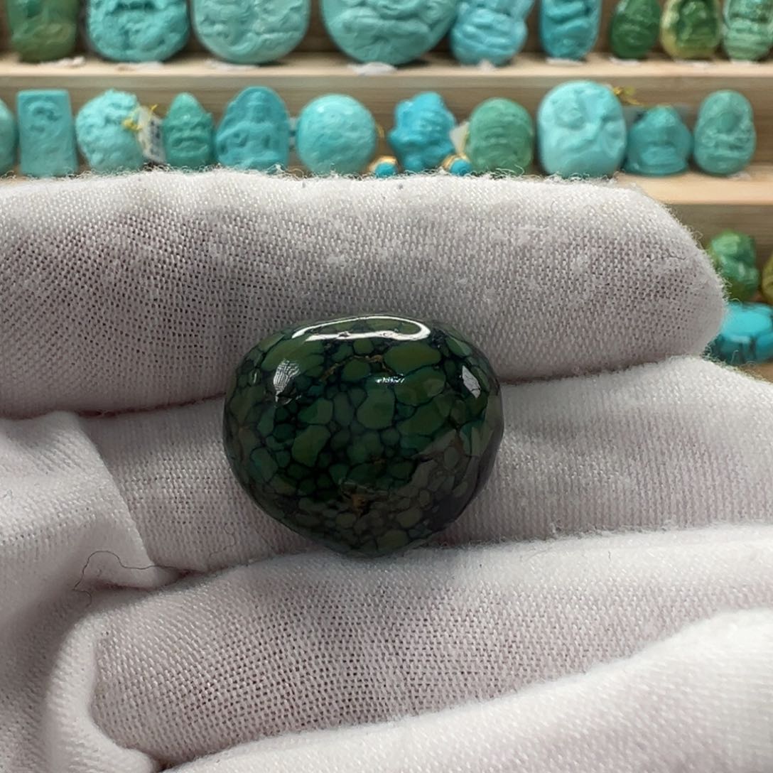 未镶嵌绿松石随形18.3mm