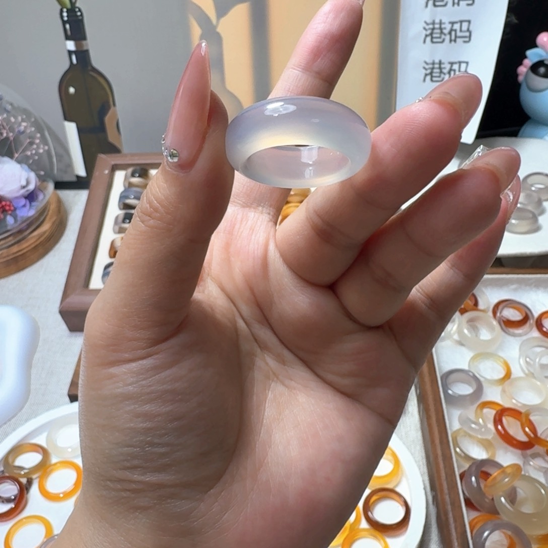 未镶嵌戒指玛瑙/玉髓575港20