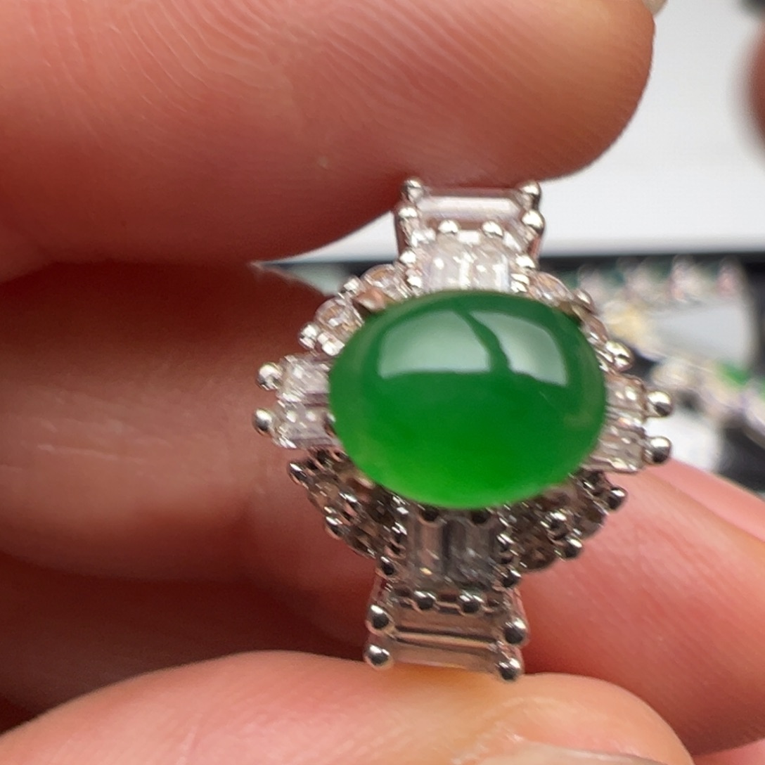 定制翡翠未镶嵌天然翡翠A货