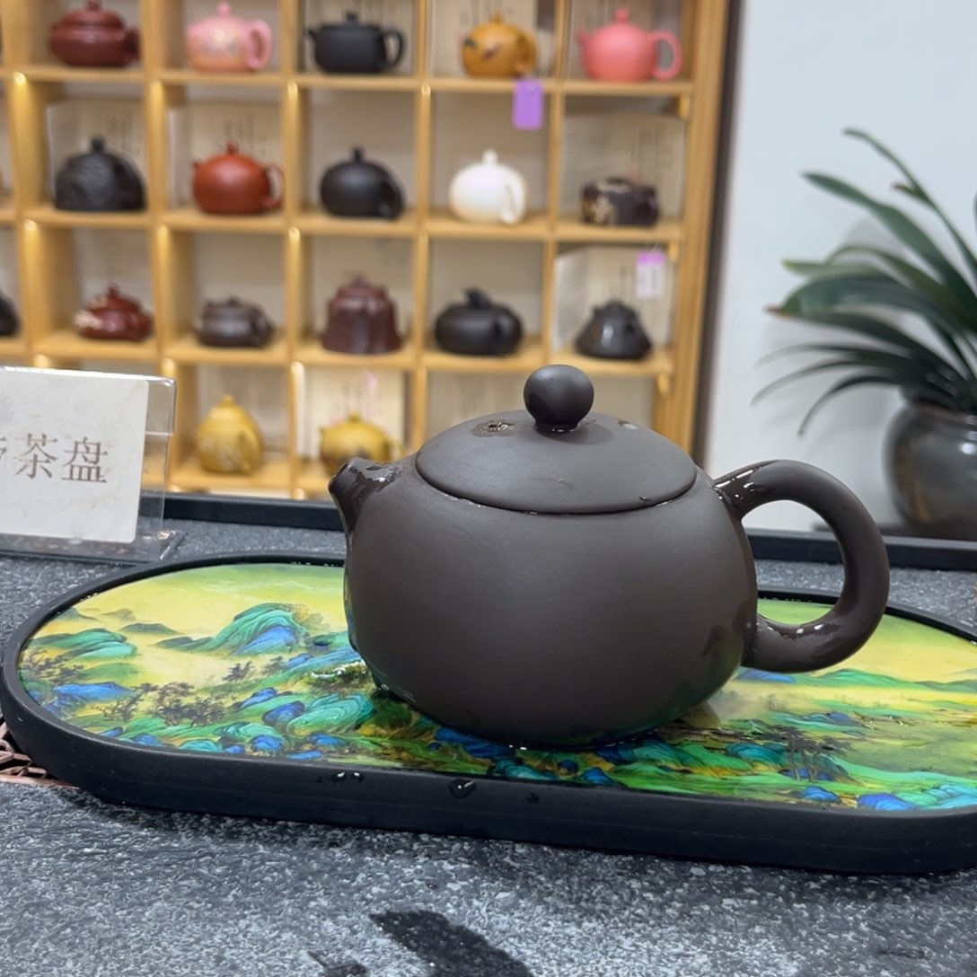 紫砂紫砂林世科黑美人凤鸣西施200cc