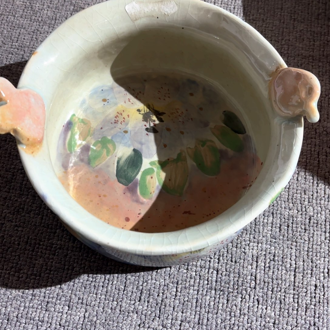 聂***梵景德镇手绘高温釉下彩陶瓷茶具