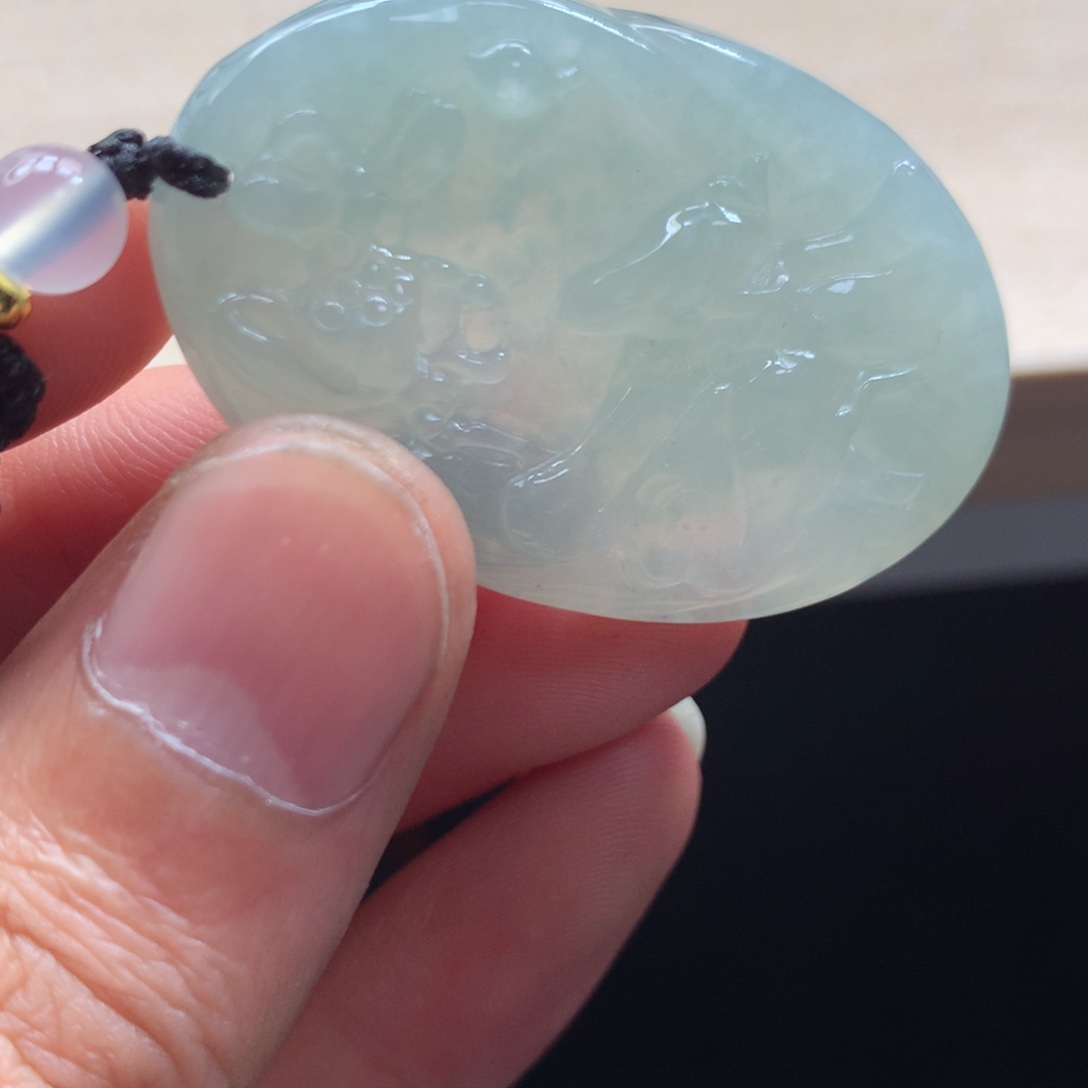 颈饰未镶嵌翡翠吊坠