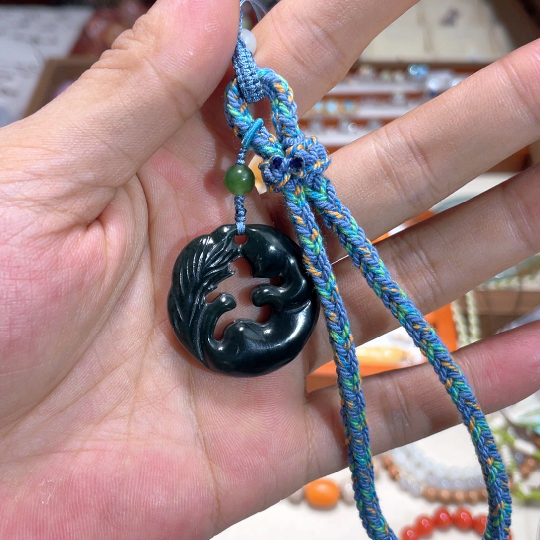 和田玉车挂未镶嵌