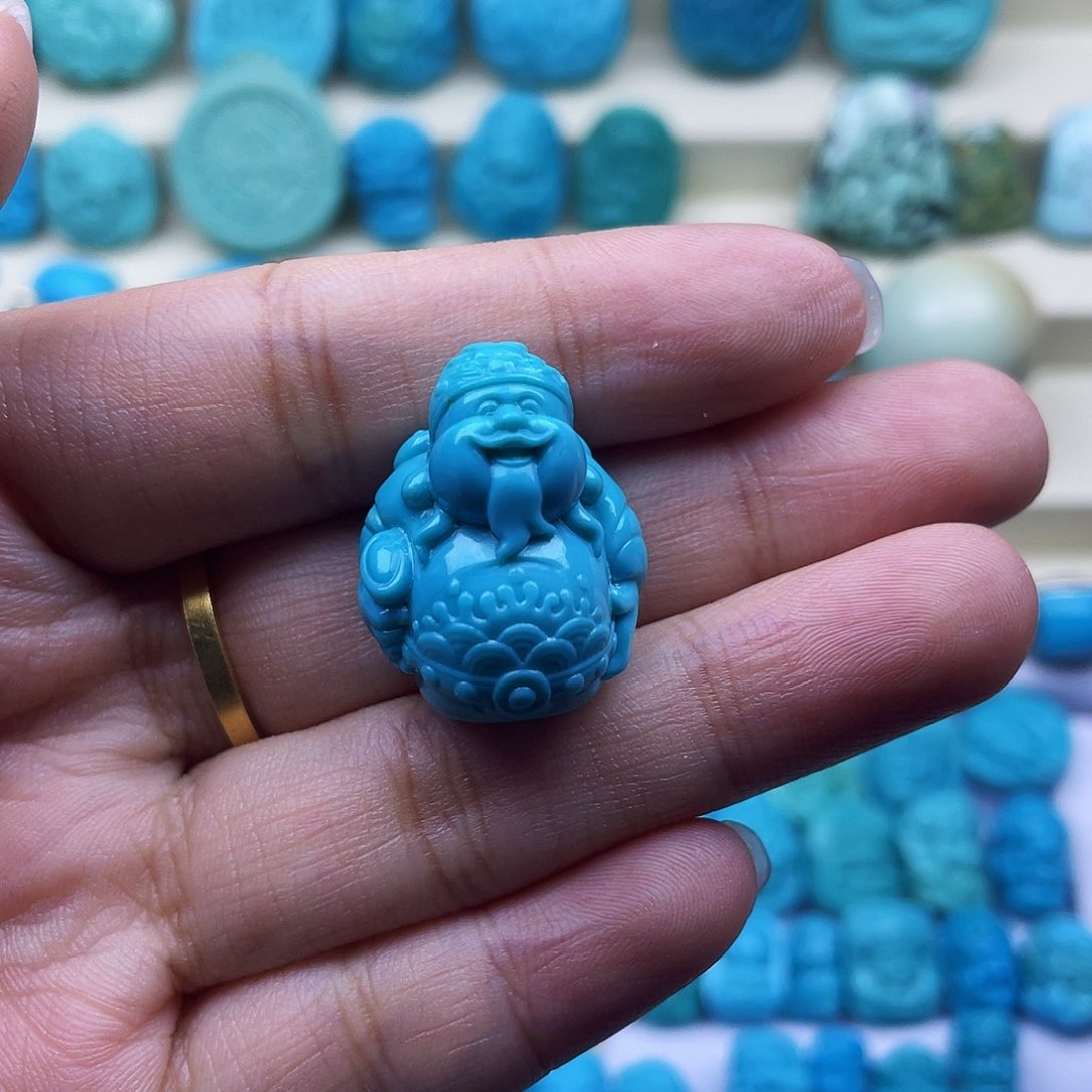 绿松石珠宝奇石未镶嵌