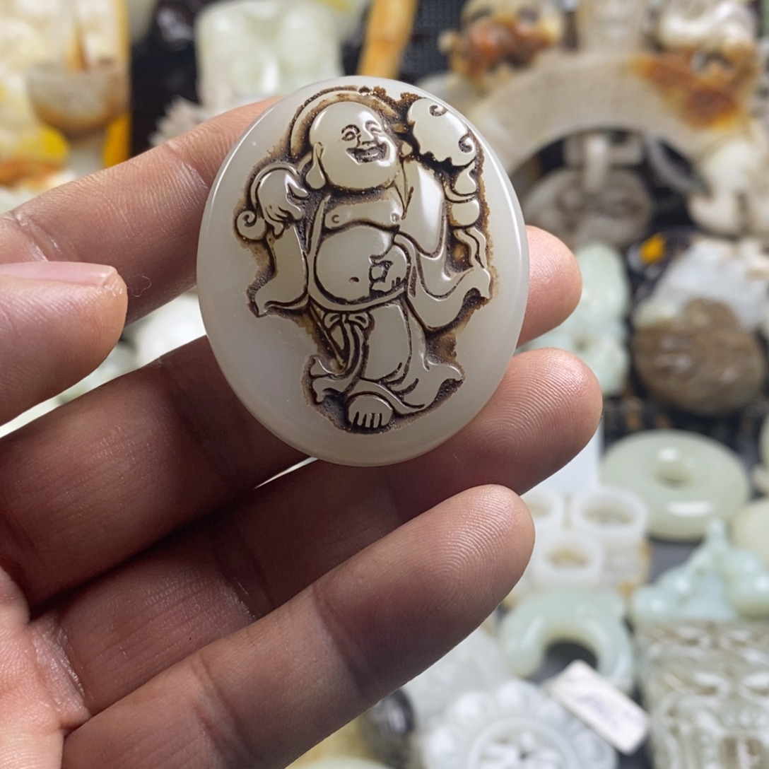 和田玉（糖玉）未镶嵌颈饰