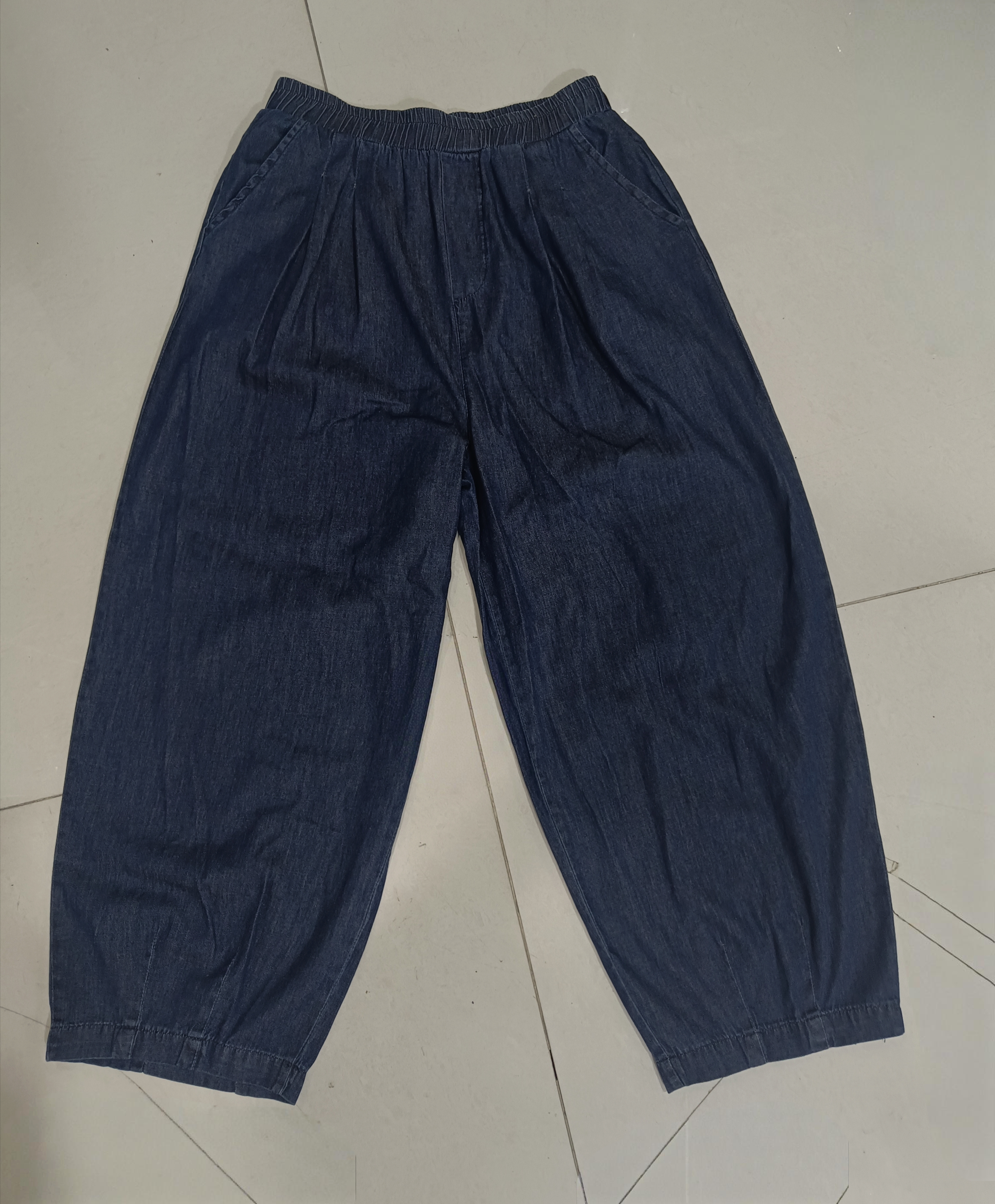 夏季新款九分哈伦牛仔裤时尚休闲百搭