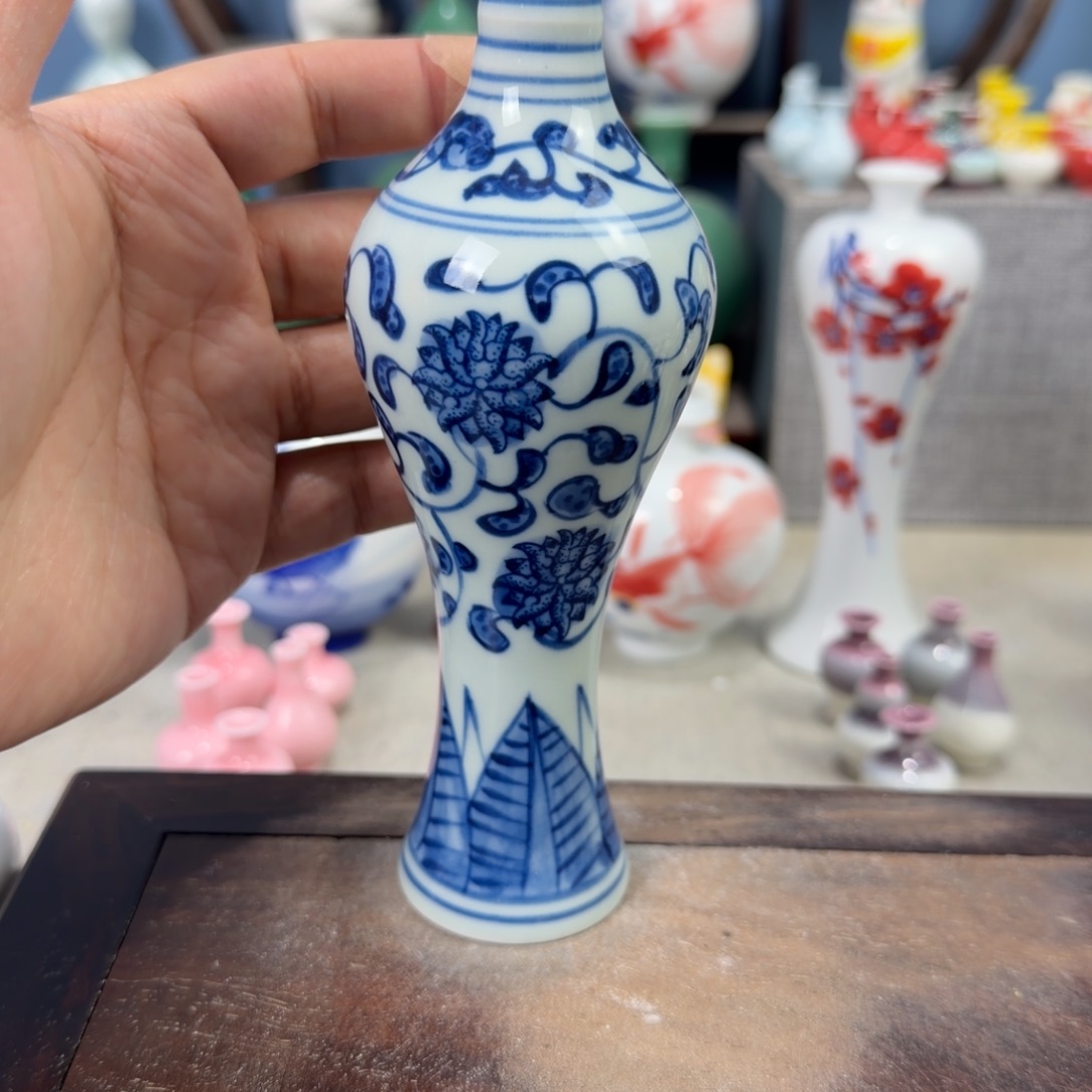 陶瓷手工小花器摆件