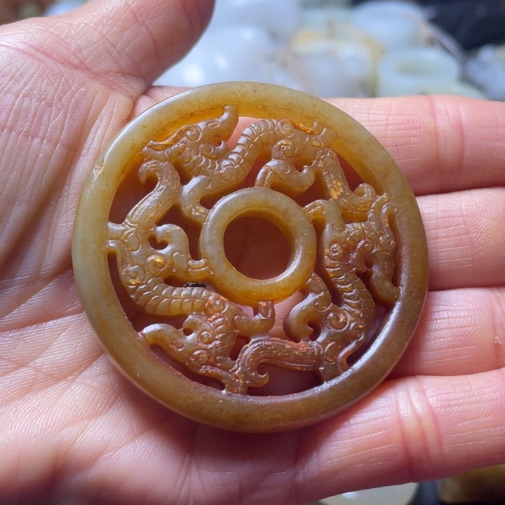 和田玉挂件未镶嵌