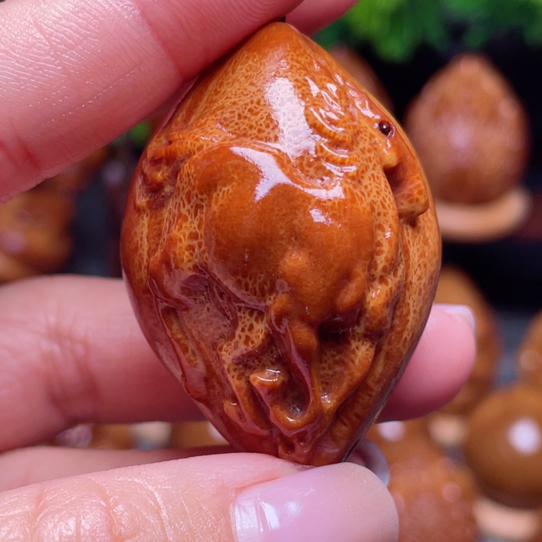 【闪购商品】橄榄核手串/手链34左右马单子竹环