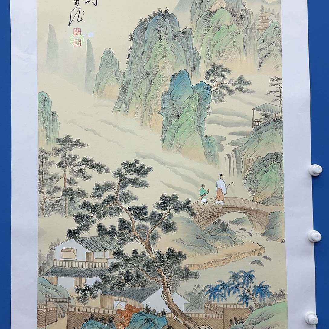 国画多次参加国内外大型