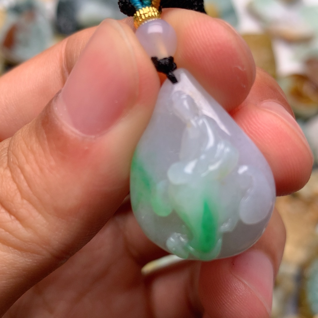 翡翠颈饰未镶嵌素*翡翠