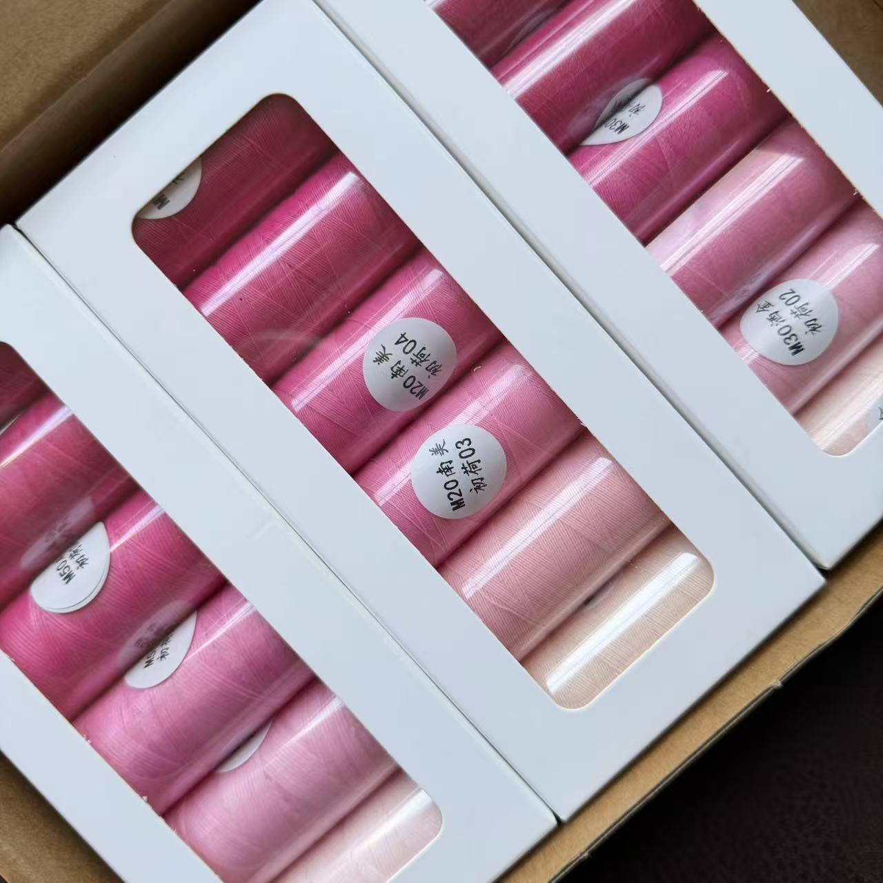 初荷色系洒金蜡线DIY手工斜卷结线材
