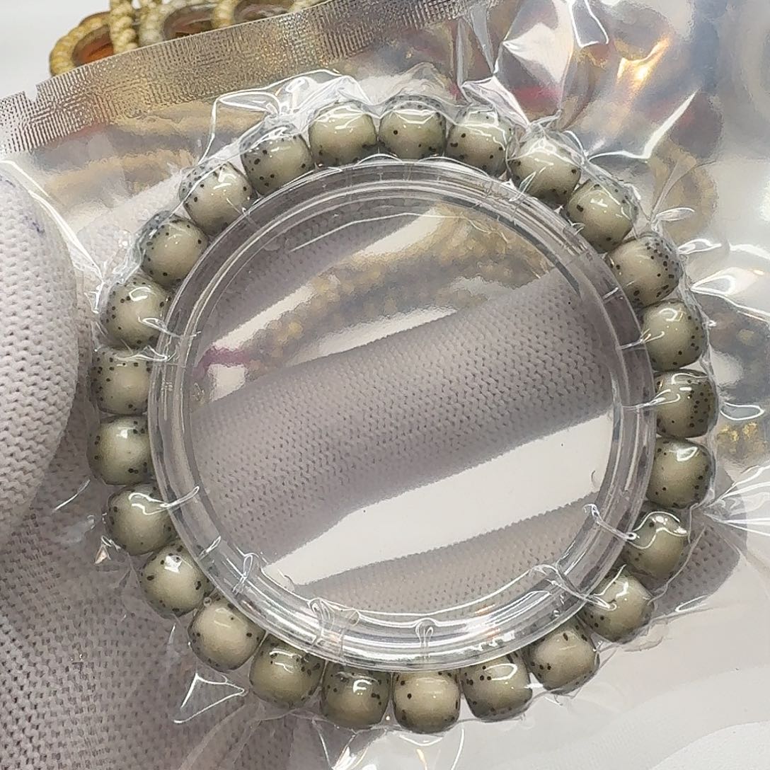 吊坠星月菩提216梵天糯冰绿背河豚9桶单圈一物一图