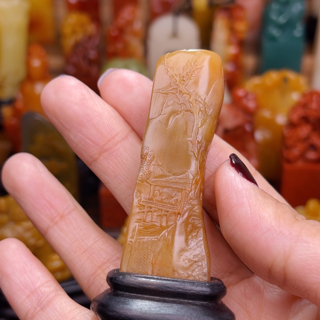 寿山石去**真寿山石寿山石