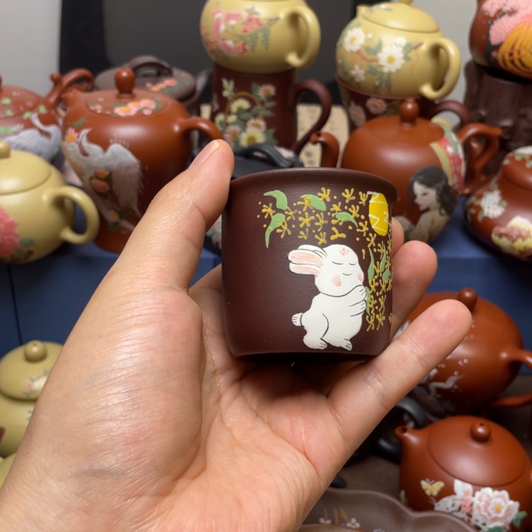 茶杯紫砂紫砂主人杯100cc