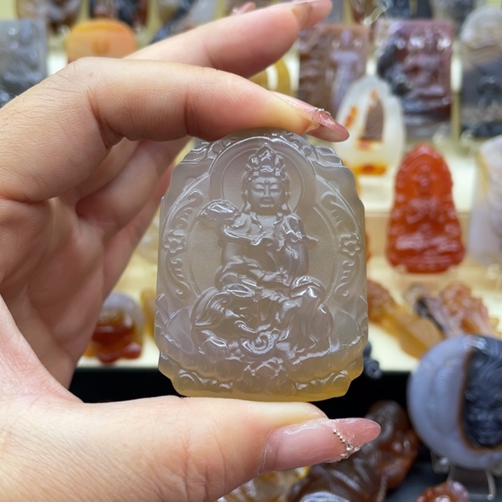 玛瑙/玉髓吊坠(赠链)未镶嵌A*C吊坠