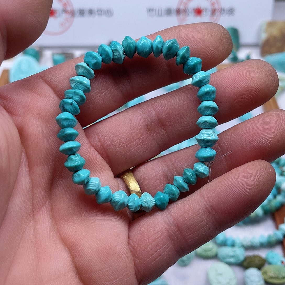 绿松石颈饰未镶嵌七***鱼315