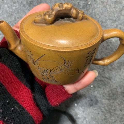 张***根紫砂茶壶陶瓷摆件爱好者摆件