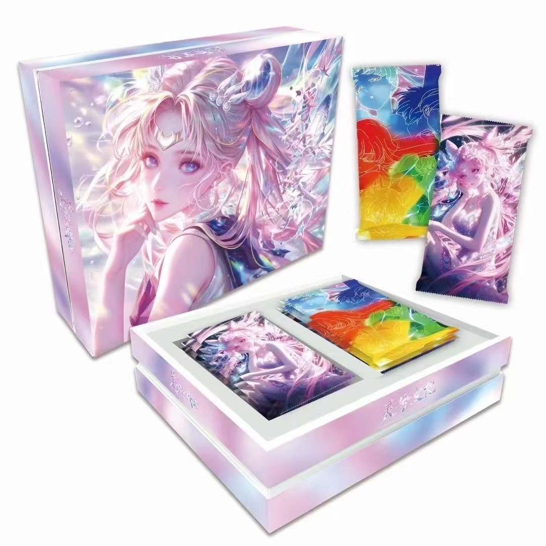 【拆盒】灵兮美少女战士收藏卡牌盲盒拆卡