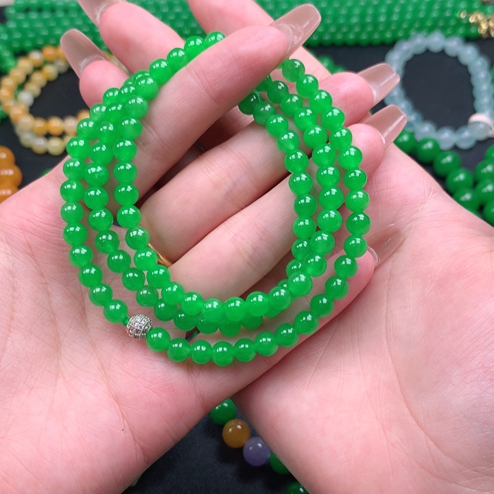 若***风缅料卡6项链 一物一证