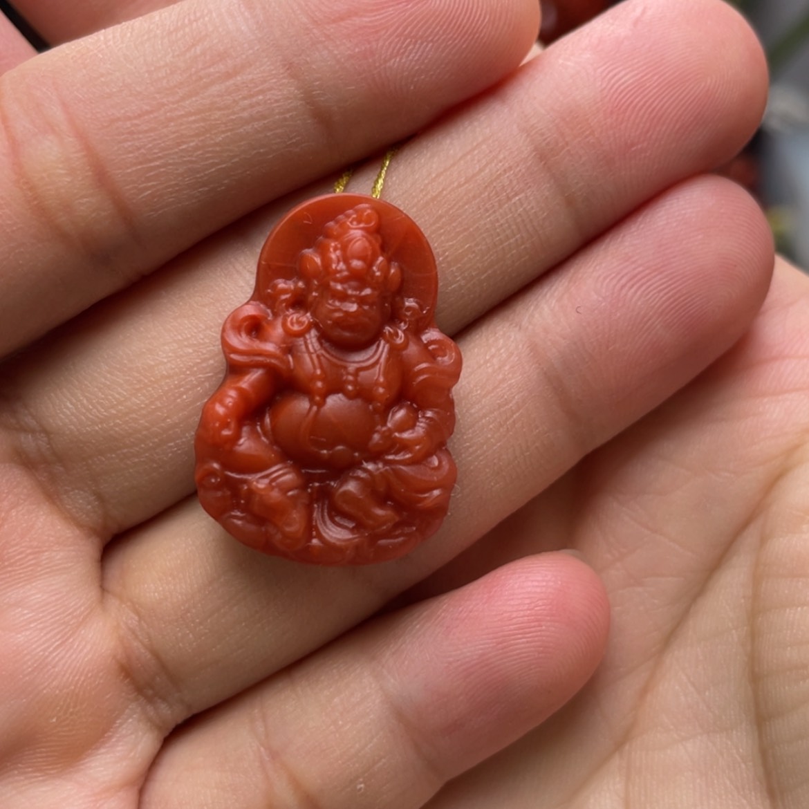 【闪购商品】未镶嵌黄财神南红玛瑙