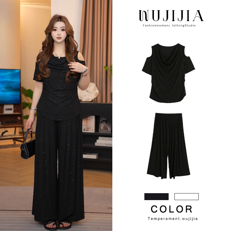 黑色两件套套装ZL107131