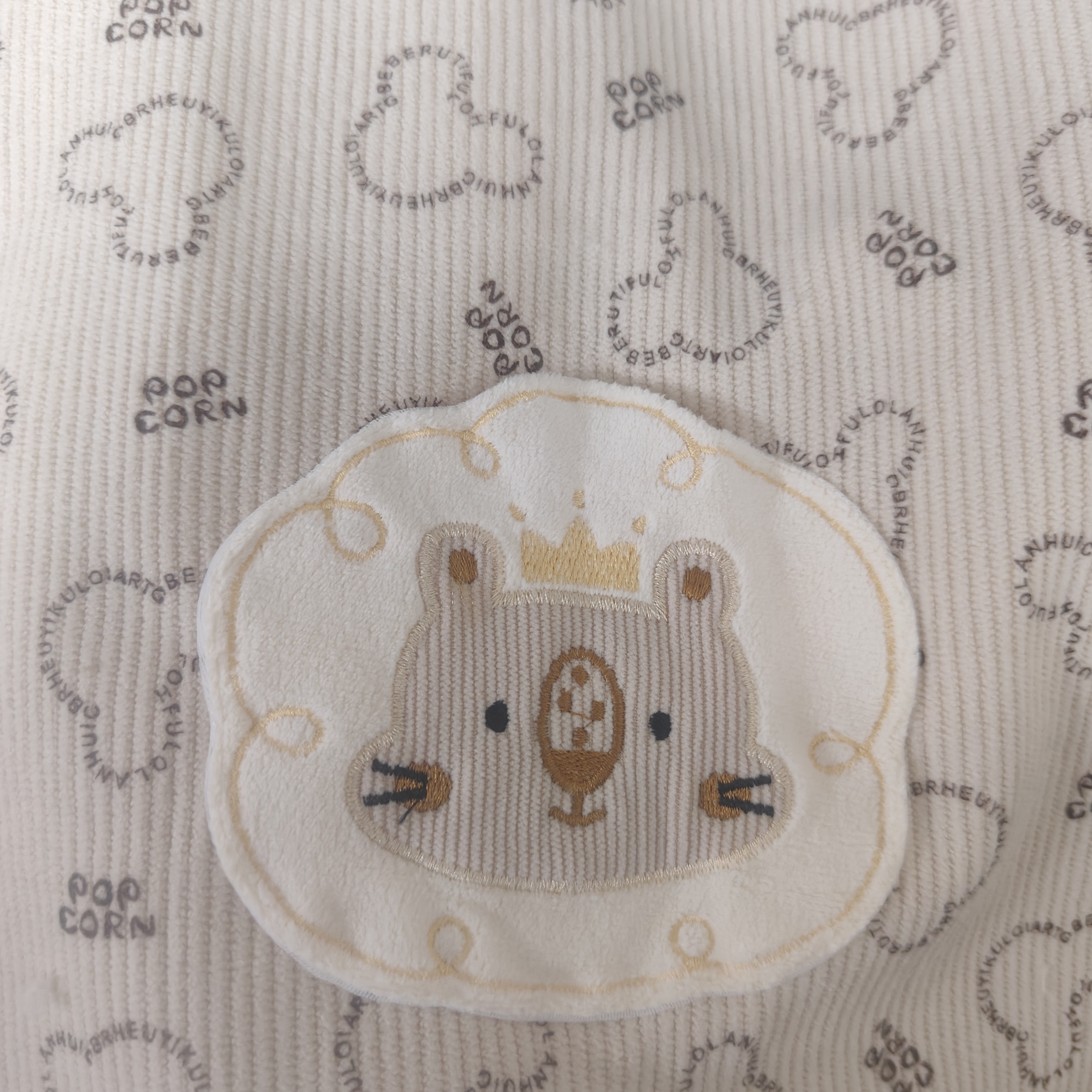 卡通风中国风卡通加绒罩衣反穿衣