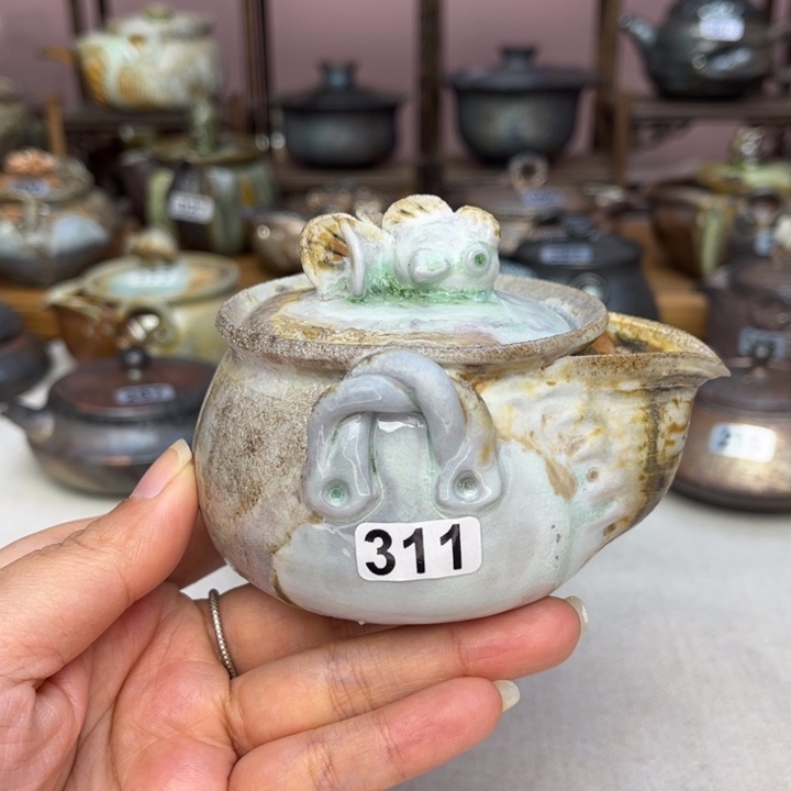 壶裸柴烧陶瓷茶具