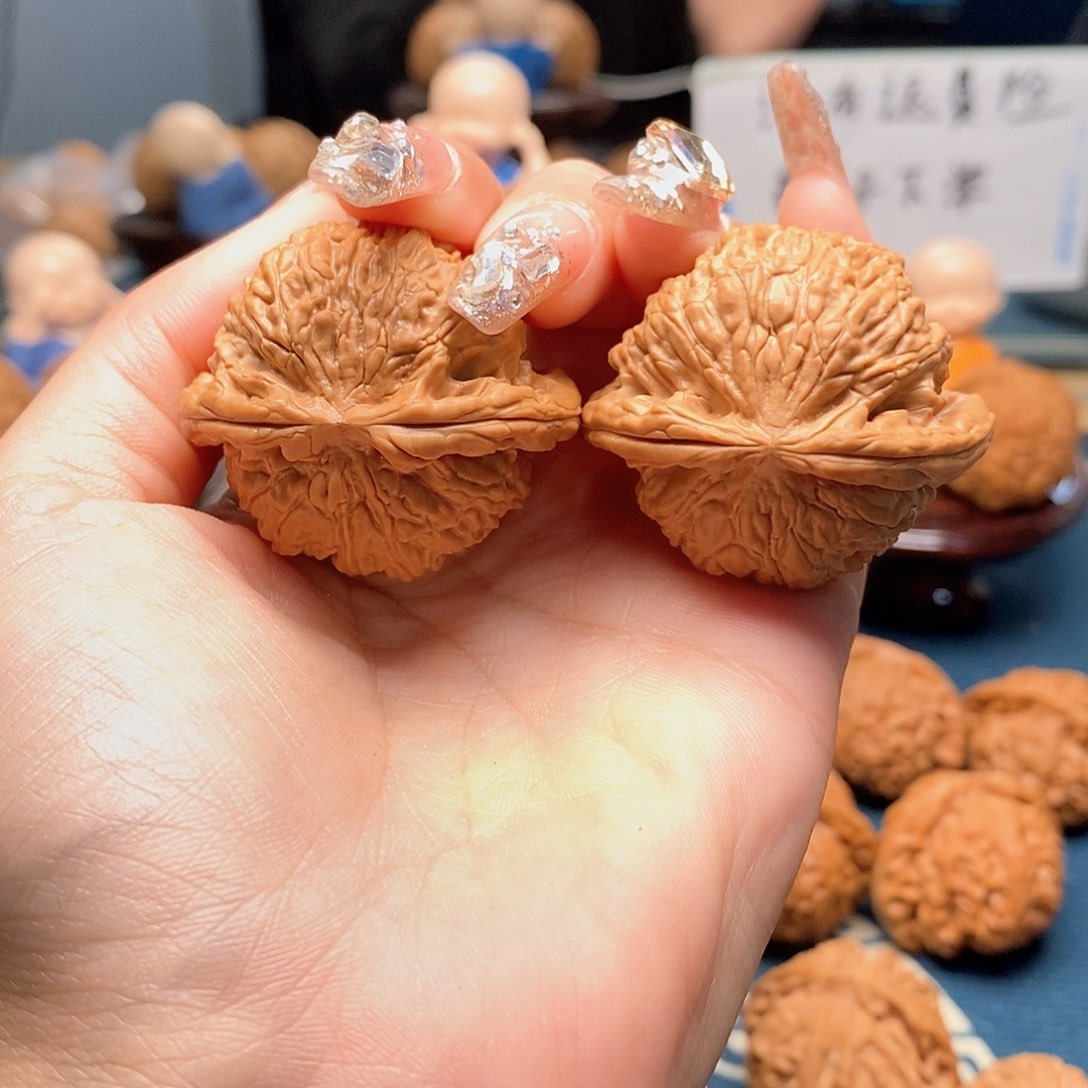 文玩核桃把件球白41