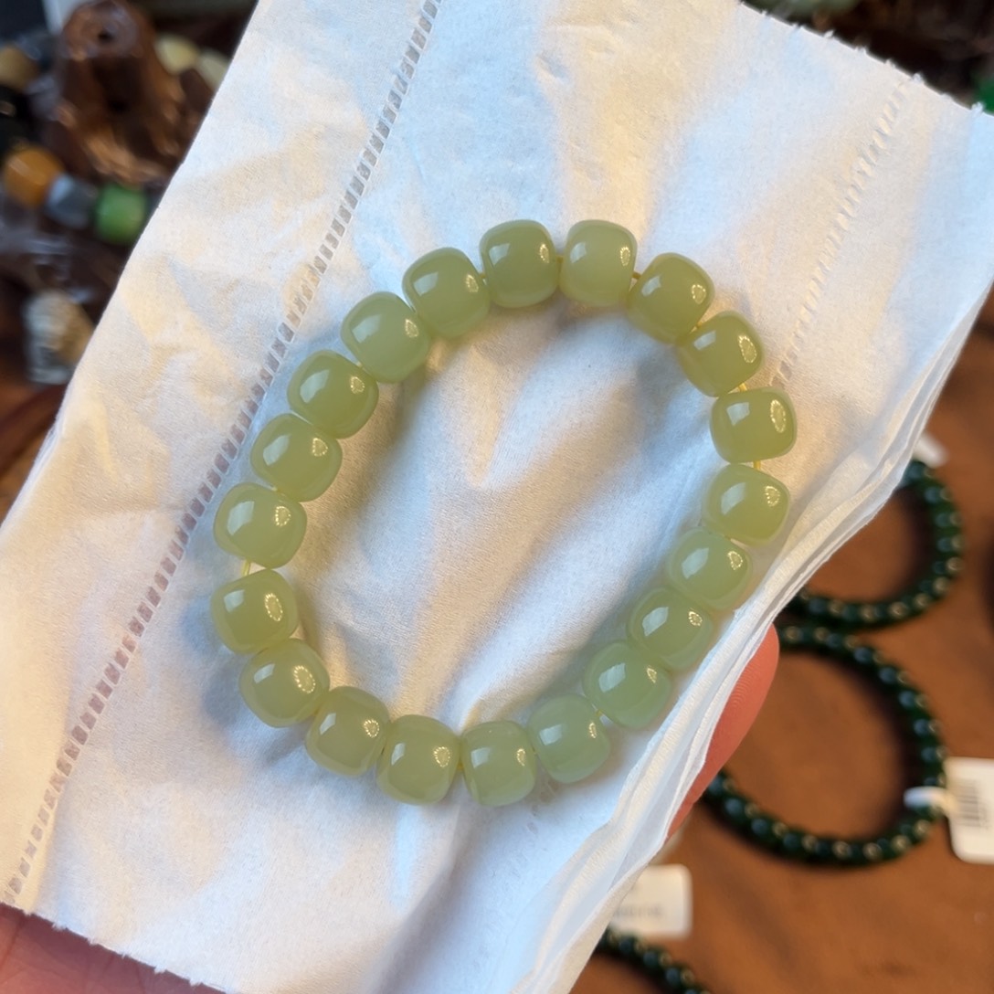 和田玉未镶嵌手链