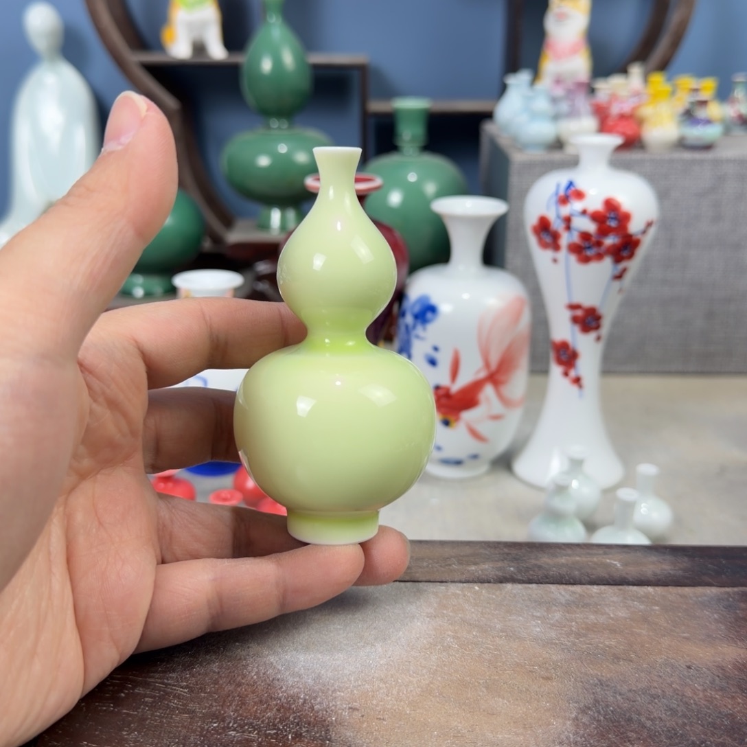 陶瓷手工小花器摆件