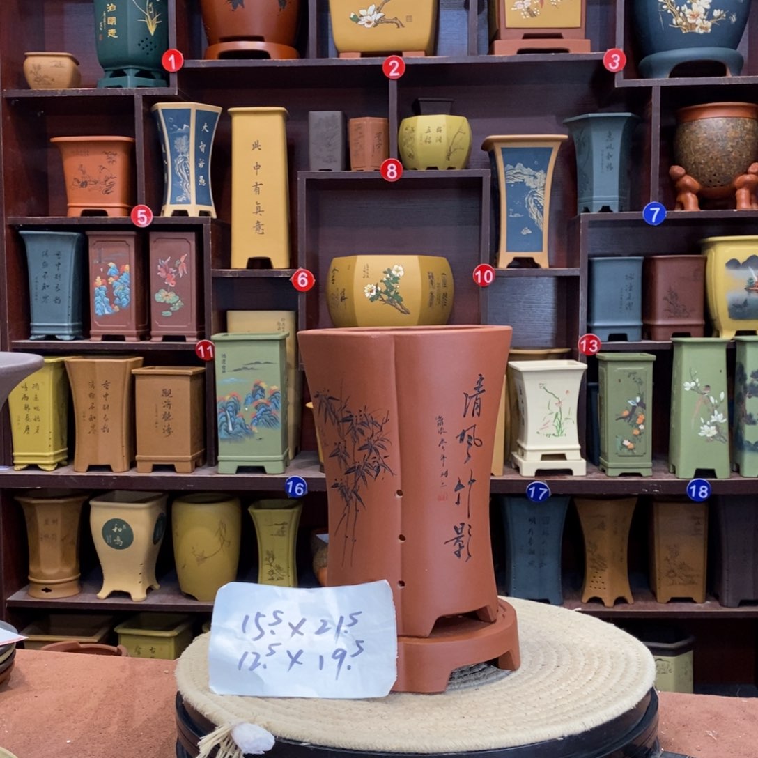 紫砂花盆紫砂作品