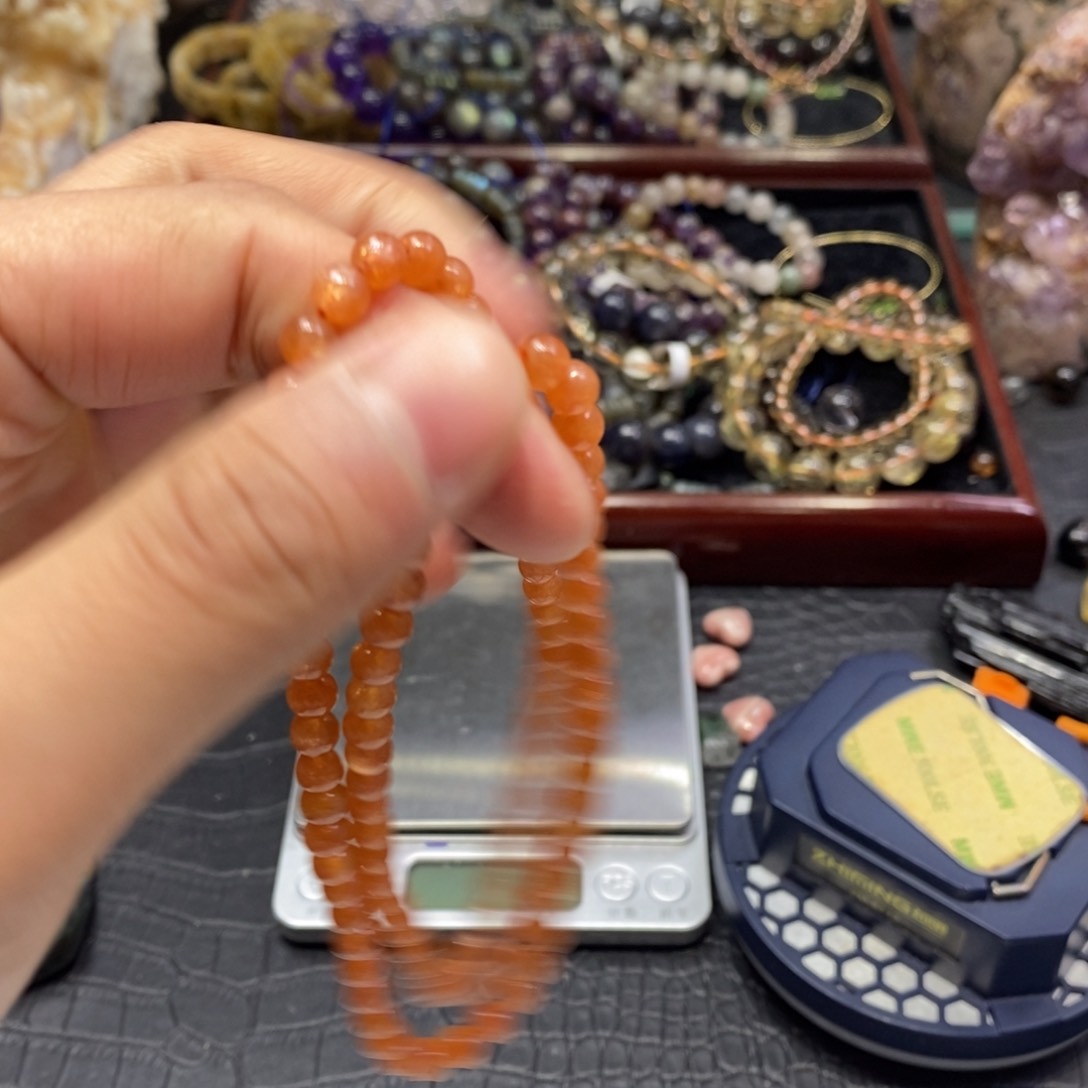 日光石手链未镶嵌金太阳