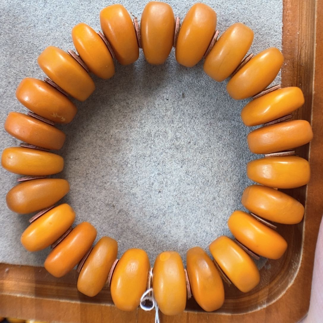 未镶嵌蜜蜡手串蜜蜡手串