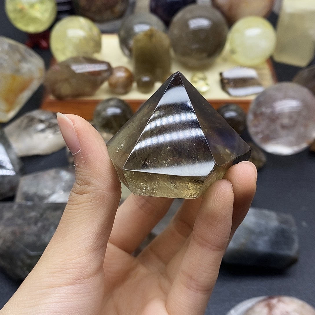 水晶未镶嵌珠宝半成品285水晶石