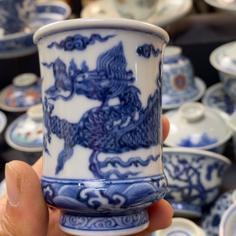 【闪购商品】景德镇青花主人杯